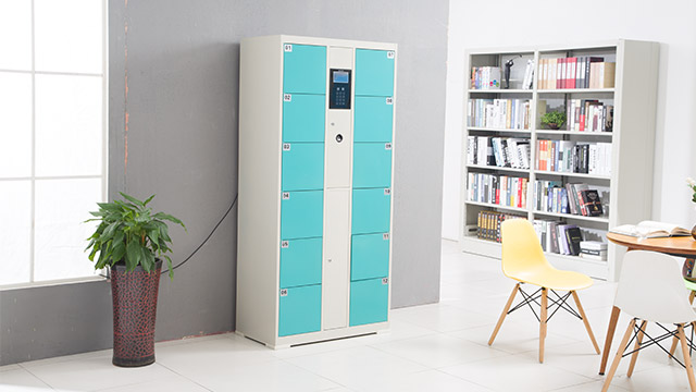 波司登電子存包柜定制案例！